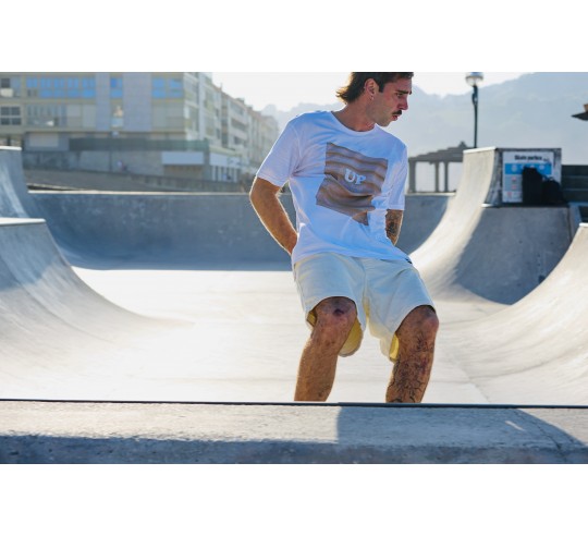 UP Surfboards - Sand White T-shirt