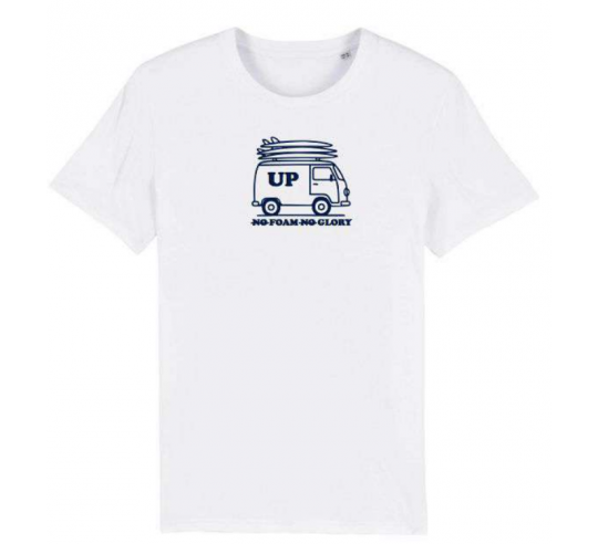 Camiseta UP - No Foam No Glory Blanca
