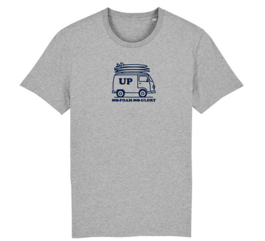 Camiseta UP - No Foam No Glory Gris