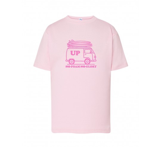 Camiseta Niño UP - No Foam No Glory Rosa